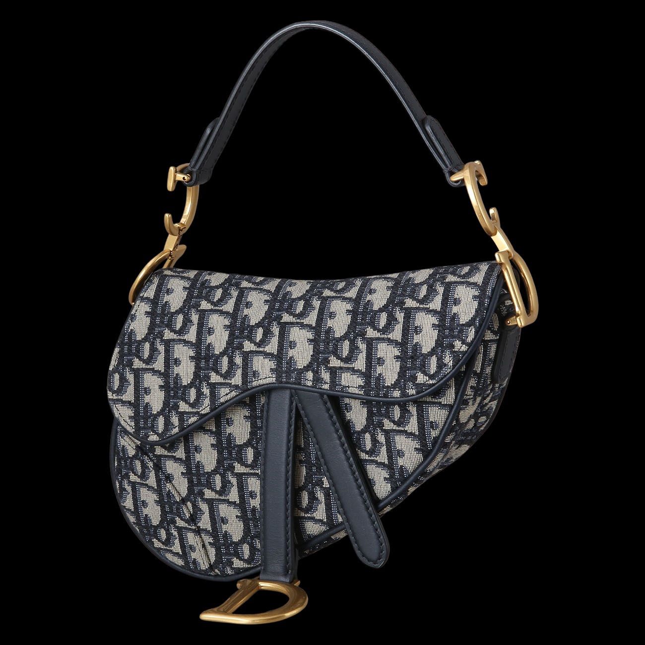 CHRISTIAN DIOR(USED)크리스찬디올 오블리크 새들백 미니